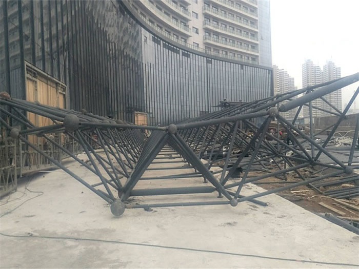 莱芜万豪酒店雨棚网架
